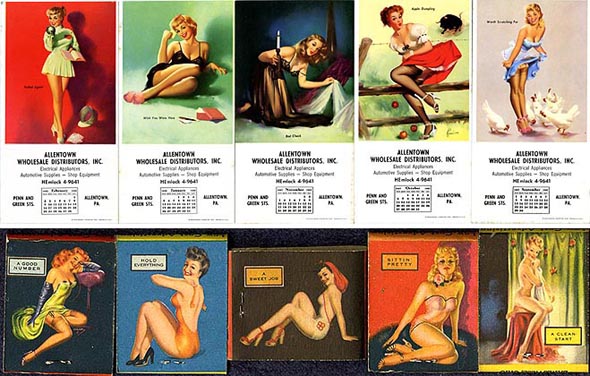pin up matches blotters