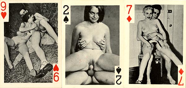 Vintage Erotic Playing Cards for sale from Vintage Nude Photos!