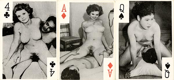 Porno playing cards