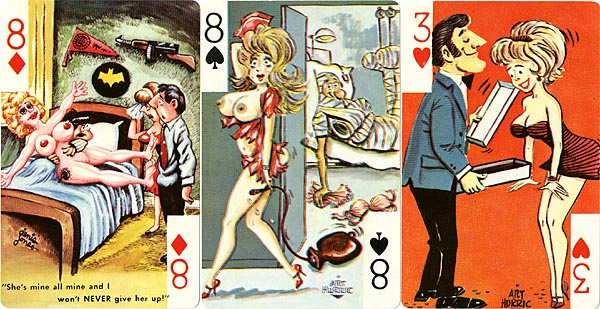 Vintage Cartoon Pussy - Vintage Erotic Playing Cards for sale from Vintage Nude Photos!