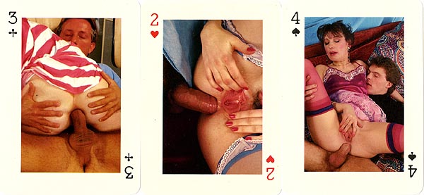 Oral Sex Vintage Playing Cards - Vintage Erotic Playing Cards for sale from Vintage Nude Photos!