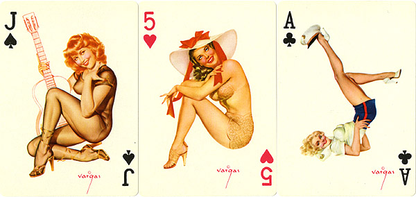 1950s Playing Card Porn - Vintage Erotic Playing Cards for sale from Vintage Nude Photos!