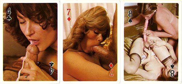Porno playing cards