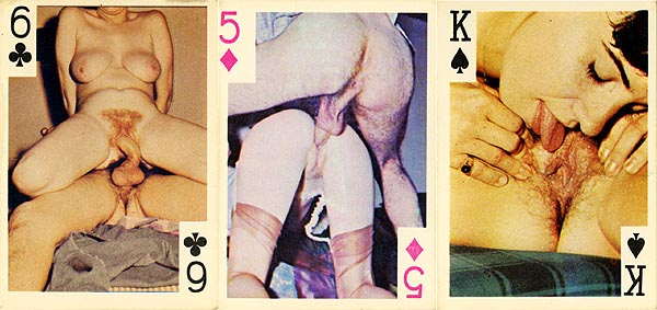 Black And White Vintage Porn Playing Cards - Vintage Erotic Playing Cards for sale from Vintage Nude Photos!