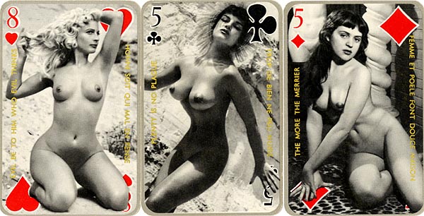 Vintage Erotic Playing Cards for sale from Vintage Nude Photos!