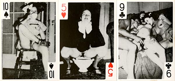 Vintage Black French Porn - Vintage Erotic Playing Cards for sale from Vintage Nude Photos!