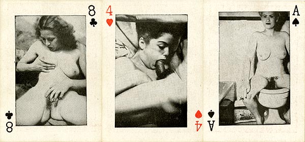 Vintage Erotic Playing Cards for sale from Vintage Nude Photos!