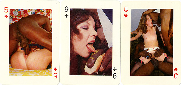 Vintage 1970s Sucking Lesbian Pussy - Vintage Erotic Playing Cards for sale from Vintage Nude Photos!