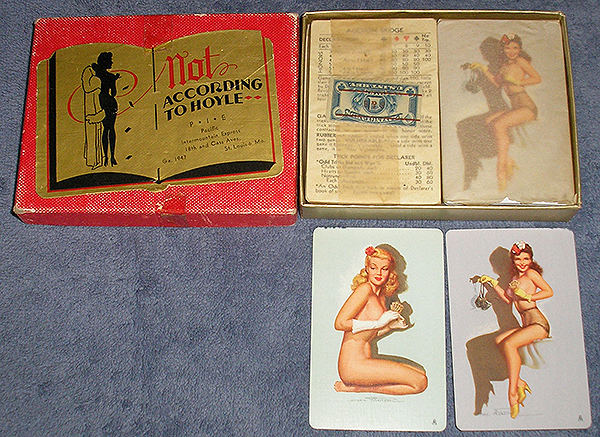 1940s Enema Porn Movie - Vintage Erotic Playing Cards for sale from Vintage Nude Photos!