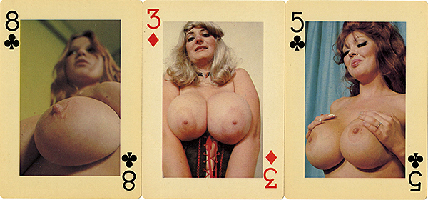 French Black Porn Twins - Vintage Erotic Playing Cards for sale from Vintage Nude Photos!