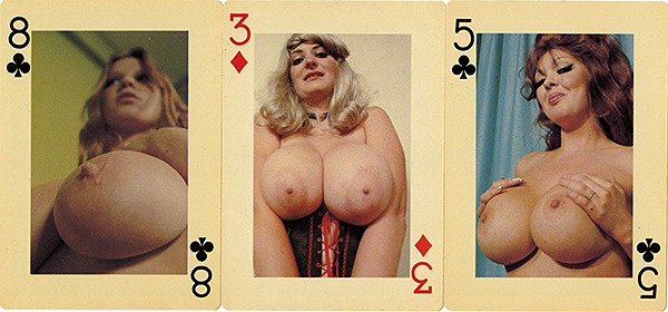 Vintage Hooters Porn - Vintage Erotic Playing Cards for sale from Vintage Nude Photos!