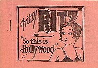 Fritzy Ritz in So this Is Hollywood