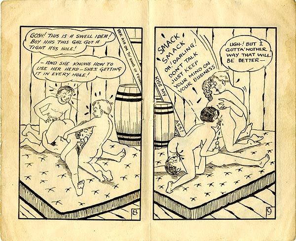 1930s Vintage Porn Comics - Vintage Tijuana Bibles for sale from The Rotenberg ...